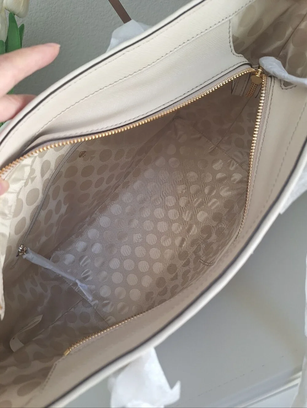 NWT Kate Spade cedar street Harmony perforated floral Tote Bag